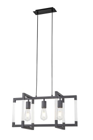 Canto Graphite Ceiling Lights Diyas Linear Fittings Canto Graphite Ceiling Lights Diyas Linear Fittings